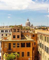 Buildings in the city centre of Rome