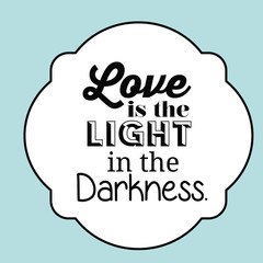 message in calligraphy design 