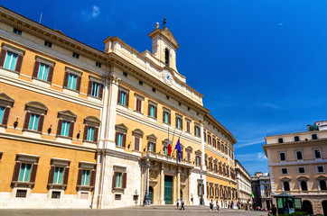 Naklejka premium Palazzo Montecitorio in Rome
