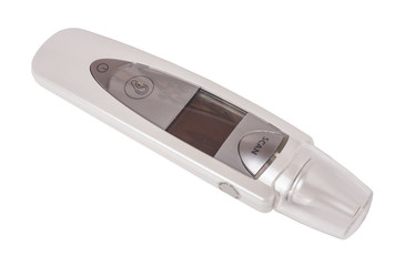 ear thermometer isolated on a white background