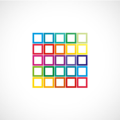 carr&eacute; couleur