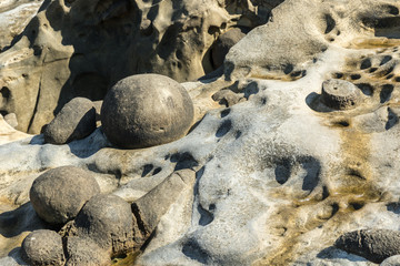 Beach of Fossils, Jaizkibel in Basque Country (Spain)