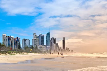 Afwasbaar Fotobehang Australië Gold Coast beach