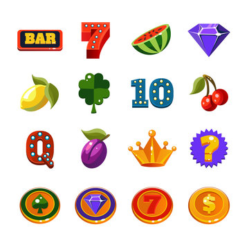Fruit Machine Icons Collection