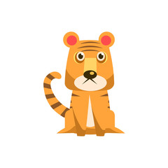 Tiger Funny Illustration