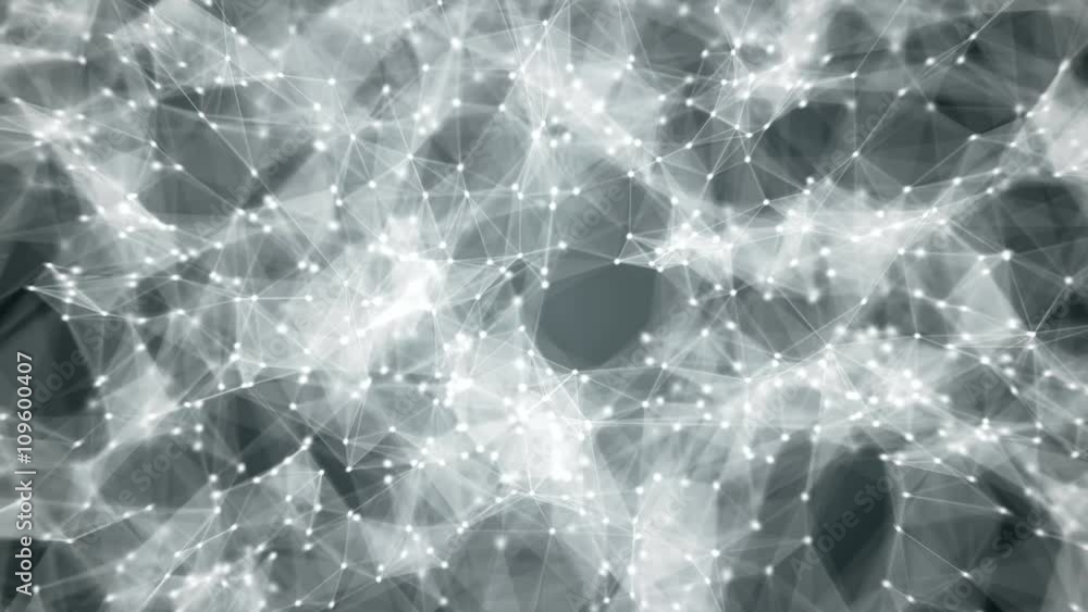Poster cyber web. abstract 3d render loop 4k uhd (3840x2160)