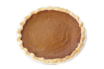 homemade pumpkin pie