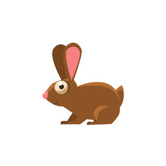 Rabbit Simplified Cute Illustration
