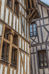 Troyes, Façades à Pans de bois