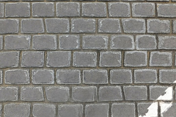 Gray, brick, cobblestone background