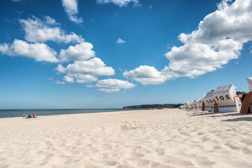 Ostsee Strand Ostseebad Baabe, Insel Rügen