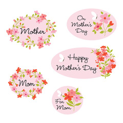 Obraz premium mothers day clipart