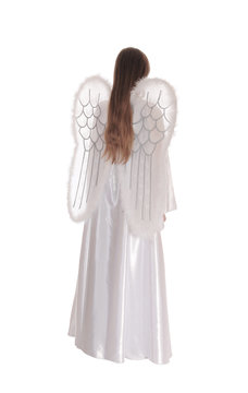 Angel standing from back 2.