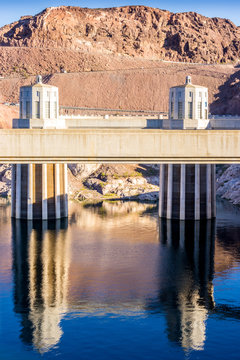 Hydroelectric power plant named Hoover Dam, Nevada