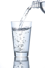Frash glass of water