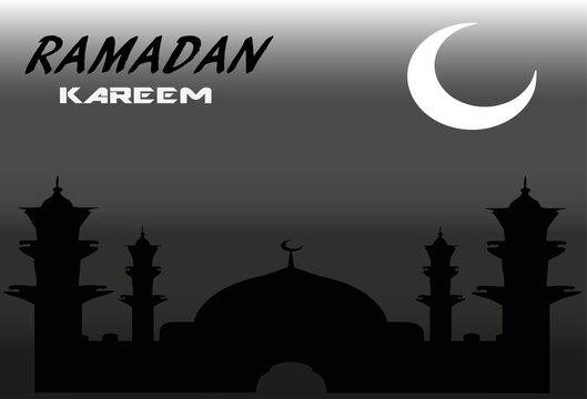 Cami Vekt&ouml;r&uuml; ile Ramazan Bayramı 