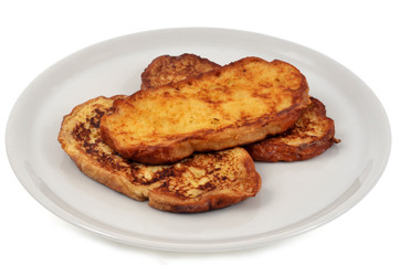 Pain perdu dans une assiette