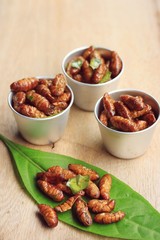 fried insects