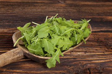 Fresh arugula salad.