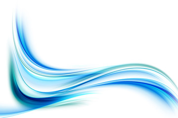 Blue Waves Design Background