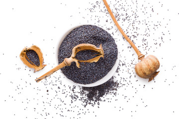 Black poppy seeds.