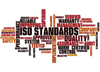 ISO Standards, word cloud concept 5