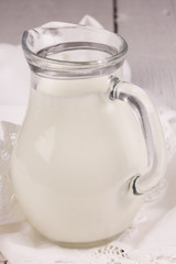 Jug with milk