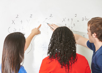 Schüler in Mathematik Klasse