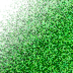 Green square mosaic vector background design