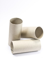 Empty Cardboard Toilet Rolls