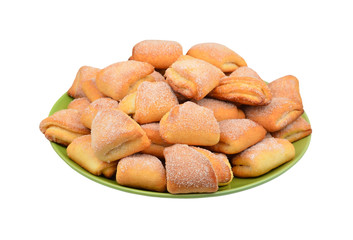 Homemade cookie on plate