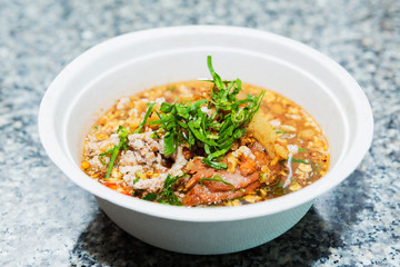 Noodle Pork Ribs tom yum flavor