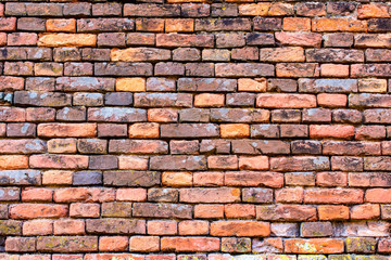 red-orange brick wall 8
