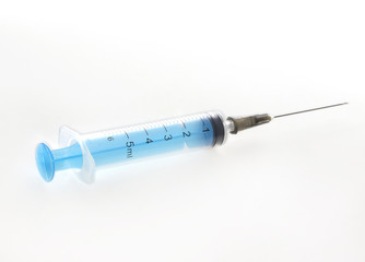 syringe isolated