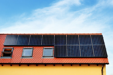 Photovoltaikanlage auf Hausdach