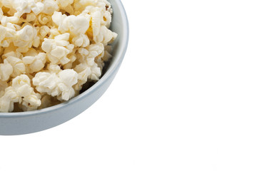 cropped image of bowl of popcorn