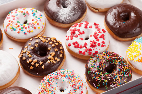 Colorful donuts
