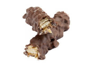 chocolate bar with rice crispies