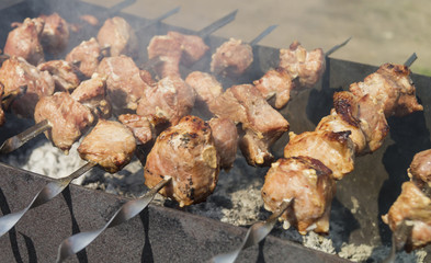 Meat Shish kebab of the pork