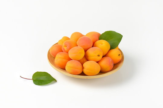 Fresh ripe apricots