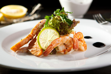 Olivier Salad with Seafood