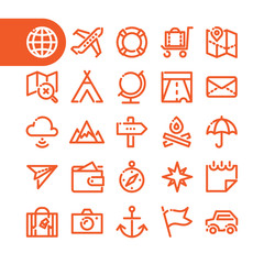 Fat Line Icons