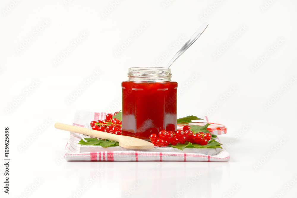 Wall mural red currant jelly