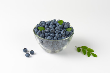 Fresh ripe blueberries