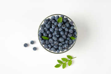 Fresh ripe blueberries