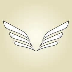 wings icon design 