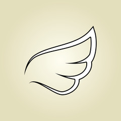 wings icon design 