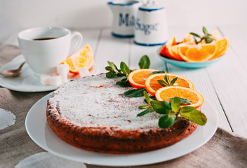wet orange cake