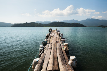 Wooden bridge