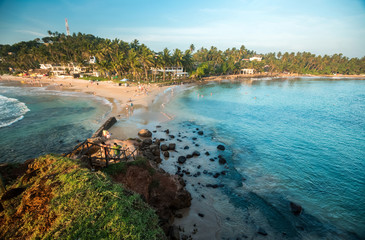 Fototapeta premium Two coves and beach